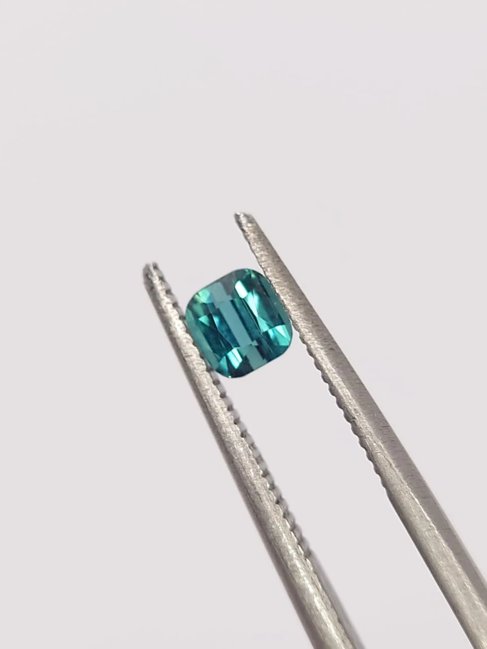 0.35ct Natural Indicolite Tourmaline Cushion Cut Loose Gemstone from Afghanistan — view 3